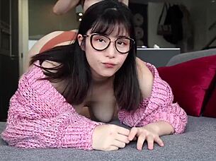 现场#1 视频: amateur couple's big ass and boobs in action POV v...