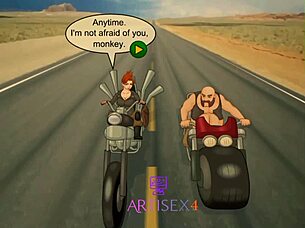 现场#1 视频: Virtual 3D Lesbian Riding Session gives me an infi...