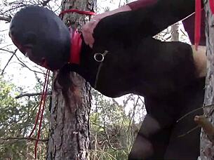现场#20 视频: Bondage with Petite babe enjoying outdoor BDSM in ...